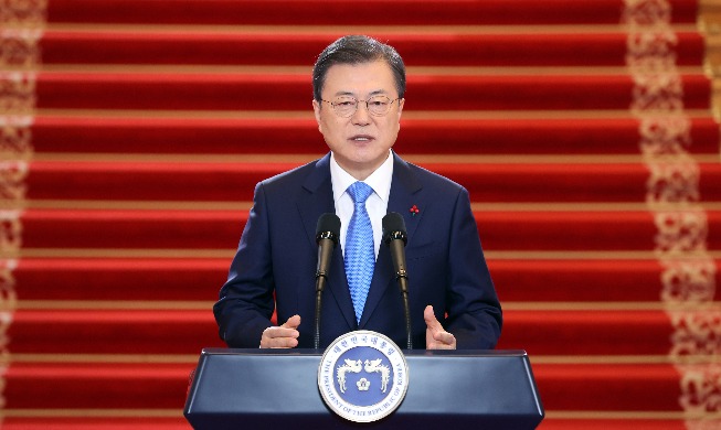 Presidente Moon en discurso de año nuevo: Superaremos completamente la crisis y haremos un regreso a la normalidad