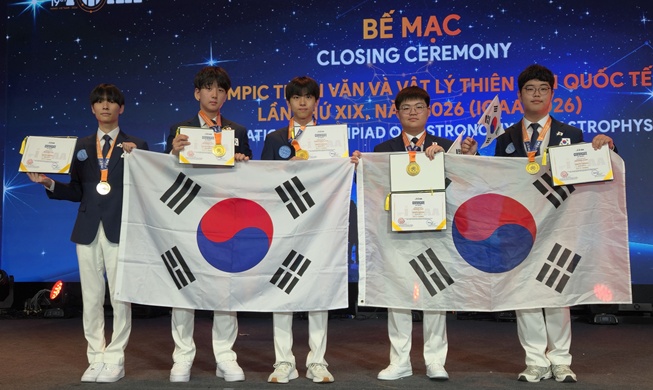 Pleno de oros para Corea en la Olimpiada Internacional de Astronomía y Astrofísica
