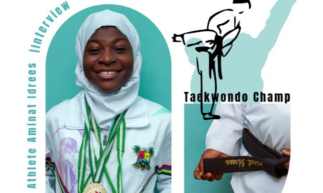 [Selección de reporteros honorarios] La historia de una mujer embarazada en Nigeria, medallista de oro en taekwondo