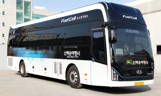 Una provincia coreana adoptará el uso de 1.200 autobuses impulsados por hidrógeno para 2030