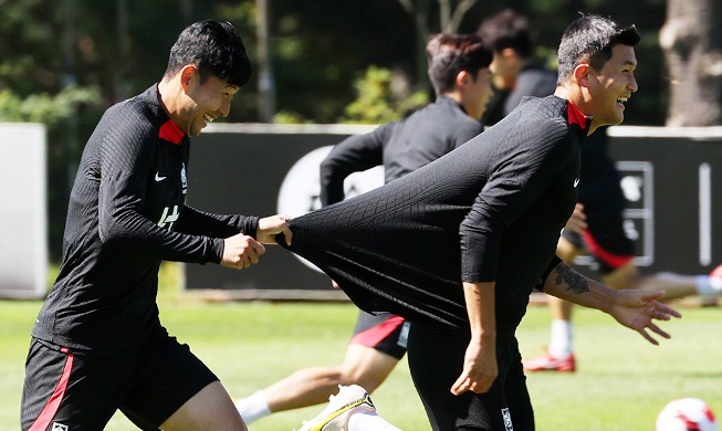 Entrenamiento de la Selección Nacional de fútbol de cara al amistoso contra Costa Rica