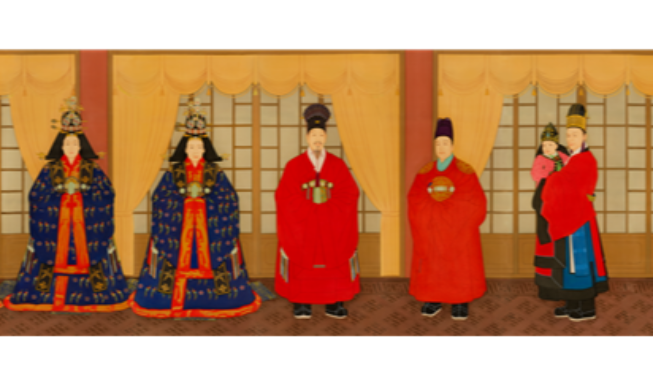 Retratos de indumentaria donados por el artista Kwon Oh Chang