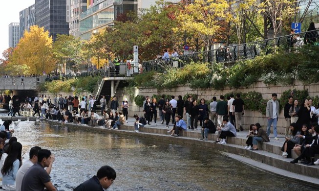 Paseo por el arroyo Cheonggyecheon