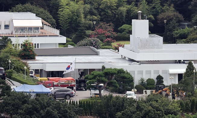 Los últimos toques en la residencia oficial del presidente Yoon