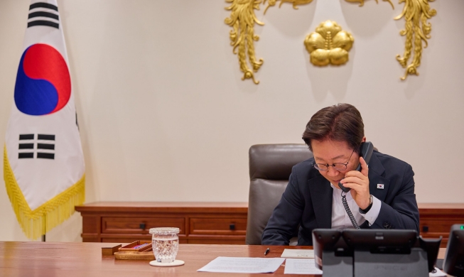 El presidente Lee y su homólogo turco reafirman su voluntad de fortalecer la asociación estratégica