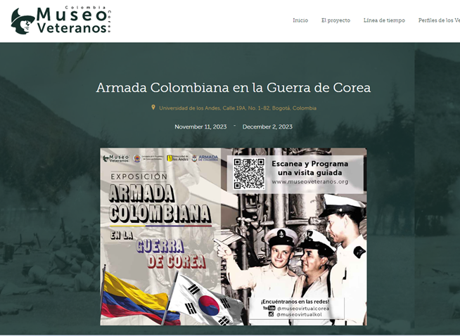 Conociendo el Museo Virtual de Veteranos Colombianos de la Guerra de Corea