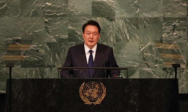 El presidente Yoon destaca en la ONU la solidaridad internacional para superar las amenazas a la libertad