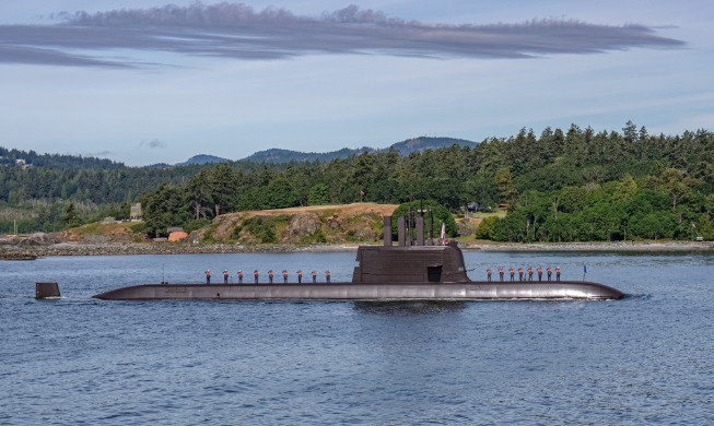 Un submarino coreano cruza por primera vez el océano Pacífico hasta Canadá