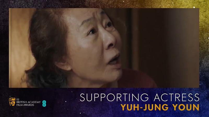 La actriz surcoreana Youn Yuh-jung ganó el 11 de abril el premio a la Mejor actriz de reparto por su actuación en la película 