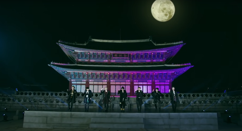La presentación de BTS en el palacio Gyeongbokgung para el programa estadounidense 