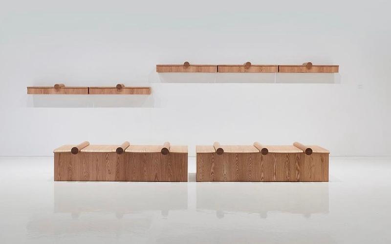 La serie Heritage es una colección de asientos, mesas y estanterías, inspirados en el Hanok. | Cuenta de Jung-hoon Lee en Instagram