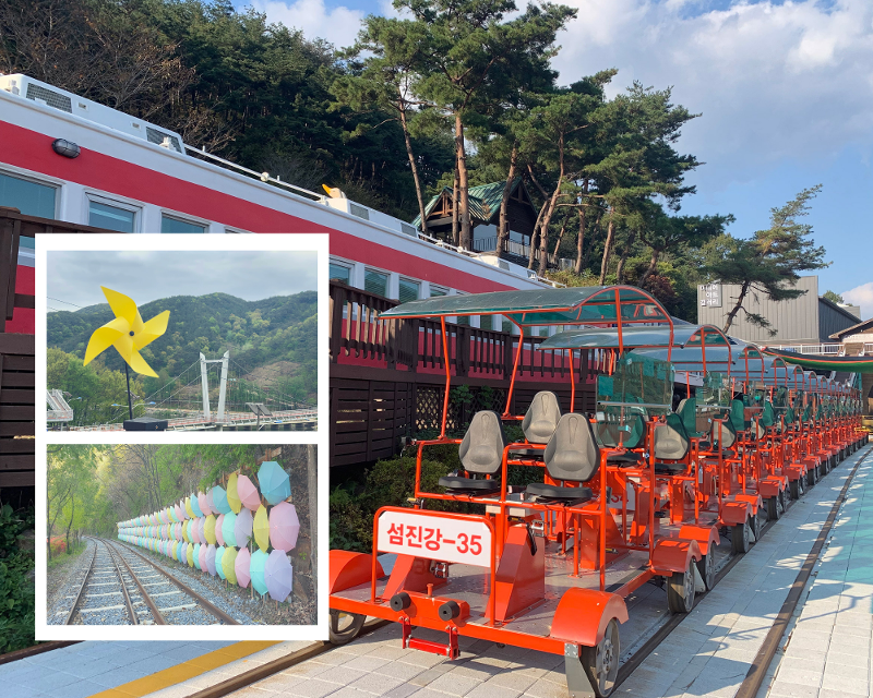 Bicicletas de carril Seomjingang | Galería de Goksung