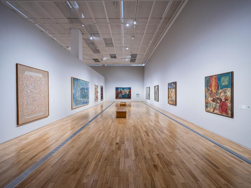 Vista de la 'Exposición especial de la colección Lee Kun-hee: Obras maestras del arte coreano'.