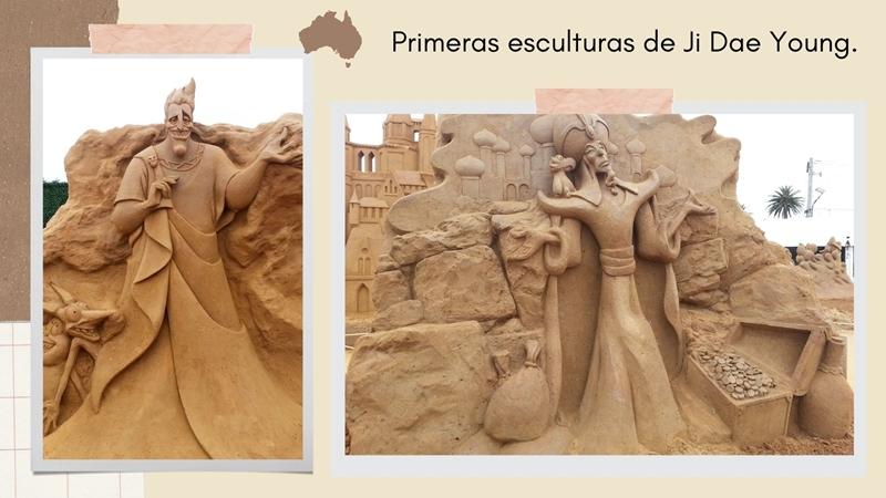 Primeras esculturas de Ji Dae Young