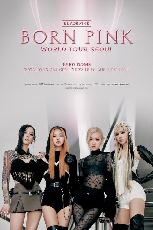 Póster promocional de la gira mundial de BLACKPINK. | Facebook oficial de BLACKPINK 