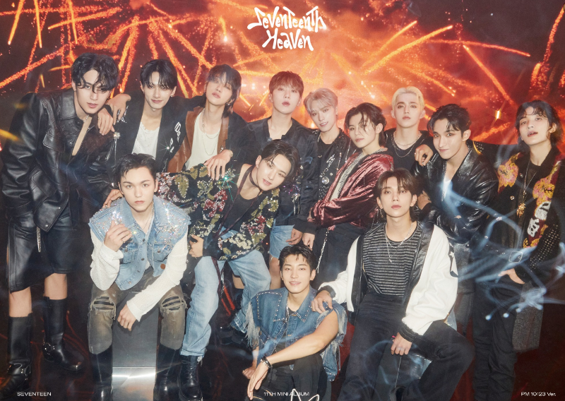 En la foto oficial del undécimo mini álbum de SEVENTEEN, 'SEVENTEENH HEAVEN', que fue lanzado este mes, aparecen todos los miembros. SEVENTEEN se convierte en el primer artista de K-pop en dar un discurso en el 13º Foro de la Juventud de la Unesco, que se llevará a cabo el 14 de noviembre (hora local) en la sede de la Unesco, en París, Francia. | Cuenta oficial de SEVENTEEN en Facebook