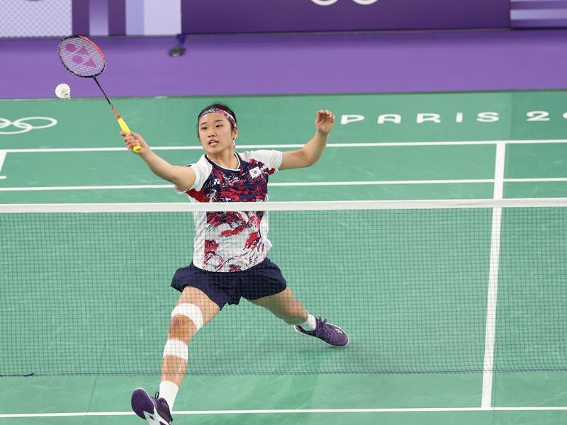 El 5 de agosto (hora local), An Se Young compite en la final individual femenina de bádminton de los Juegos Olímpicos de París 2024, en la Porte de la Chapelle Arena, en la capital francesa.