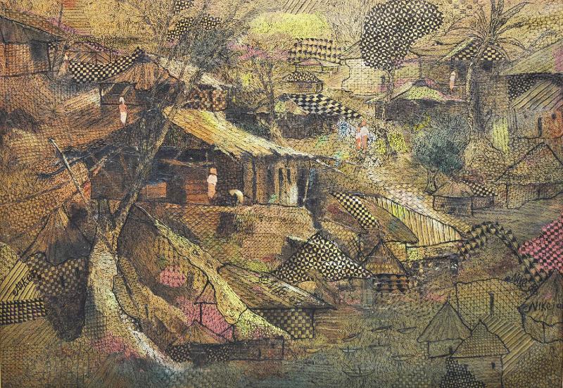 'My Root' de Nike Okundaye (2008) | Galería de Arte Nike