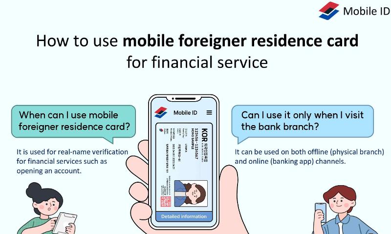 A partir del 21 de marzo, los residentes extranjeros en Corea podrán abrir cuentas bancarias utilizando su cédula de identidad digital. | Ministerio de Justicia