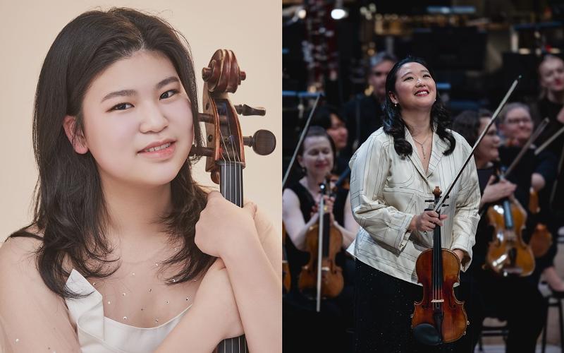 La violonchelista Lee Sae-bom (izquierda) ganó el primer premio en la categoría de instrumentos de cuerda del Concurso Internacional de Washington, celebrado el 25 de mayo (hora local) en Washington D. C., Estados Unidos. Por su parte, la violinista Park Su-ye obtuvo el primer lugar en el Concurso Internacional de Violín Jean Sibelius, celebrado del 27 al 29 de mayo en Helsinki, Finlandia. | Fundación Cultural Kumho