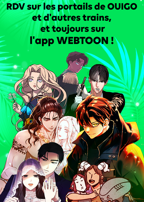 Naver Webtoon ofrecerá contenido original en los trenes de alta velocidad TGV INOUI y OUIGO, operados por la empresa ferroviaria nacional francesa. | Naver Webtoon
