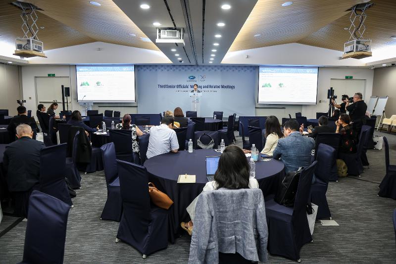 La 65ª reunión del Grupo de Trabajo sobre Turismo (TWG, por sus siglas en inglés) del Foro de Cooperación Económica Asia-Pacífico (APEC) se celebra del 28 al 31 de julio en Songdo Convensia, un centro de convenciones ubicado en el distrito de Yeonsu-gu, Incheon. La foto muestra un taller sobre turismo sostenible realizado el 26 de julio en el mismo lugar. | Cuenta oficial de APEC 2025 en Flickr 