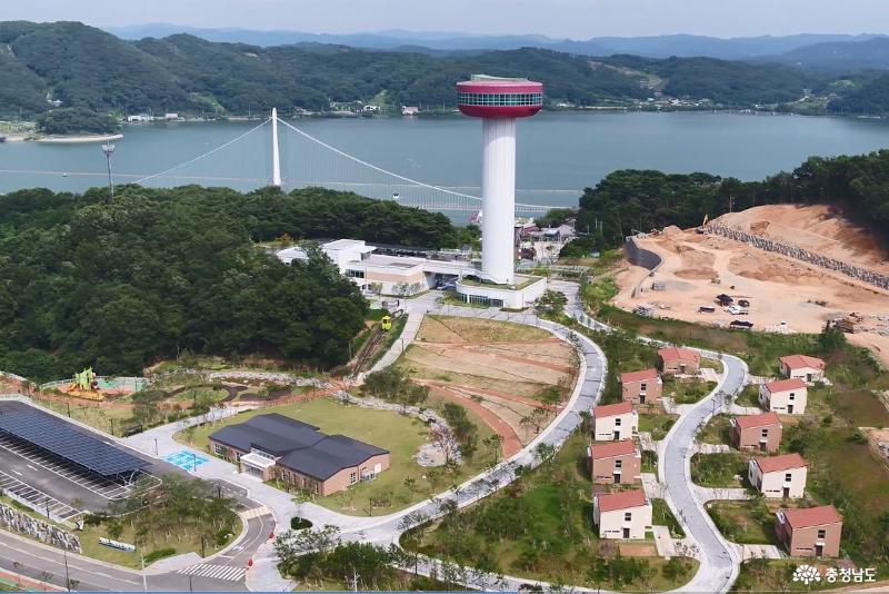 Vista del Observatorio del Lago Yedangho, en el condado de Yesan-gun, provincia de Chungcheongnam-do. | Gobierno provincial de Chungcheongnam-do