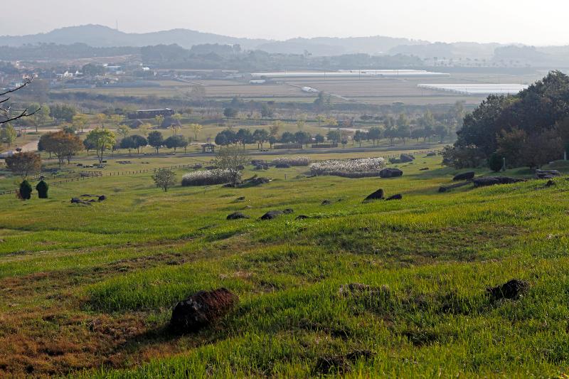 Se muestra el primer sendero del Humedal Ramsar de Ungok, que comienza en el Sitio de los Dólmenes de Gochang, en el condado de Gochang, provincia de Jeollabuk-do. | KTO