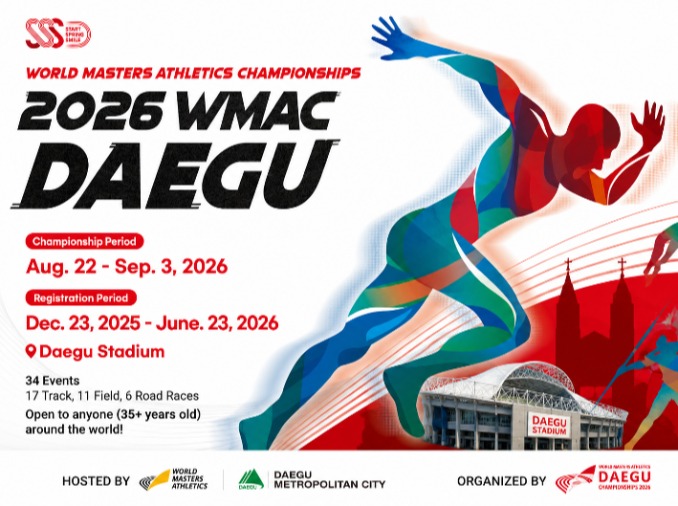 Daegu se convertirá en el epicentro del atletismo máster mundial
