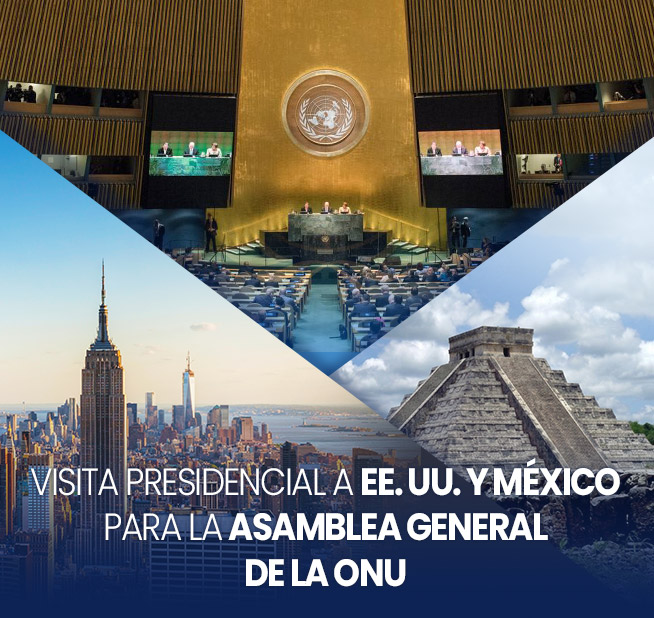 Visita presidencial a EE. UU. y México para la Asamblea General de la ONU