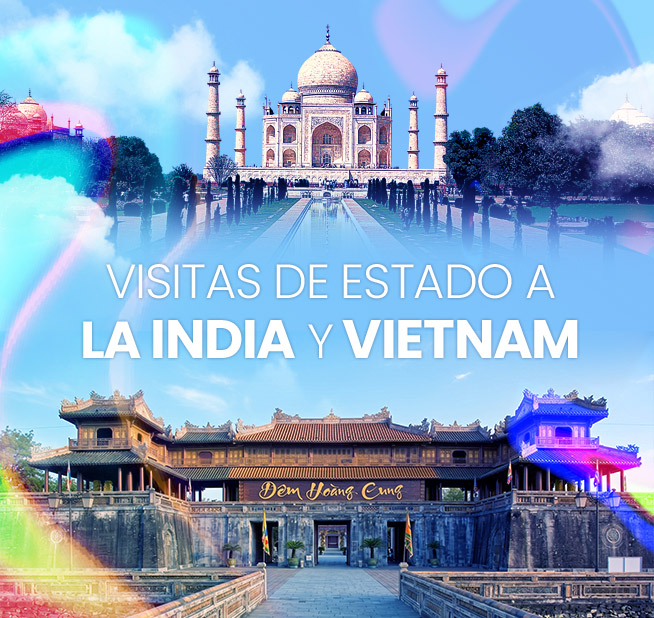 Visitas de Estado a la India y Vietnam