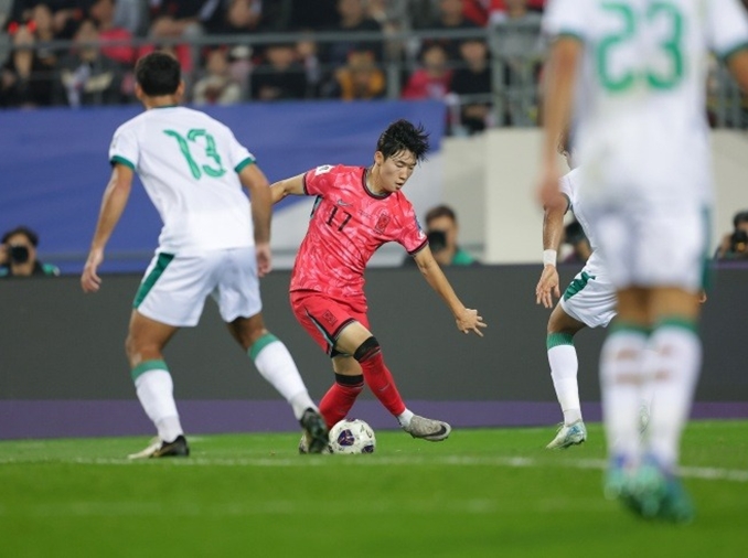 Corea vence a Irak por 3-2 en un partido de clasificación para el Mundial 2026