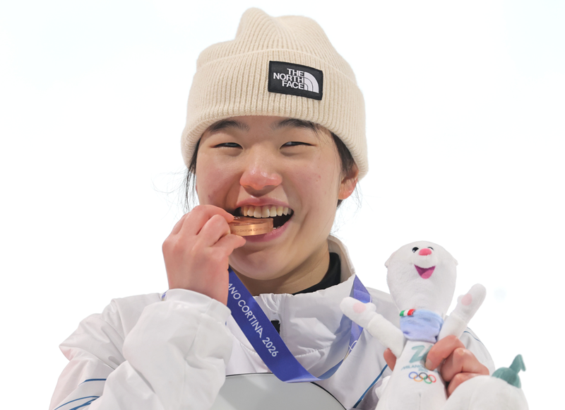 Yu Seung-eun se lleva el bronce en la final de 'big air' de 'snowboard' en Milano-Cortina 2026