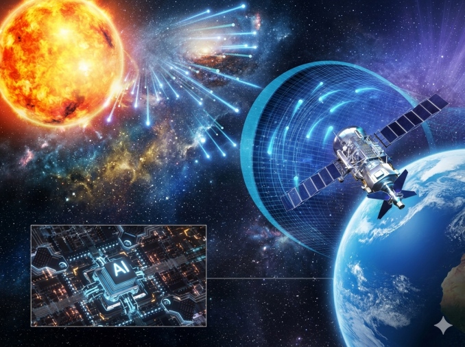 Corea desarrolla por primera vez en el mundo un chip de IA resistente a la radiación espacial