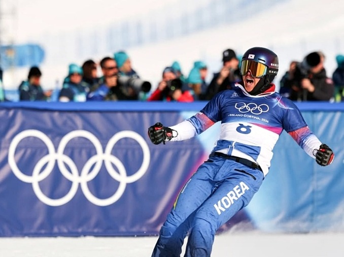 Kim Sangkyum gana la plata en 'snowboard' logrando la 1ª medalla de Corea en Milano-Cortina 2026