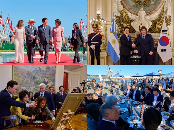 Cumbres, acuerdos y diáspora: los momentos clave de la gira del presidente Lee por EE. UU., Latinoamérica y Alemania