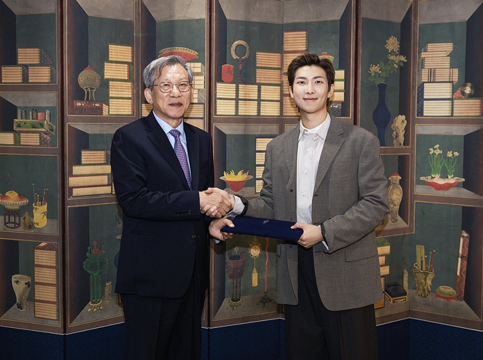 RM de BTS es nombrado embajador del Museo Nacional de Corea