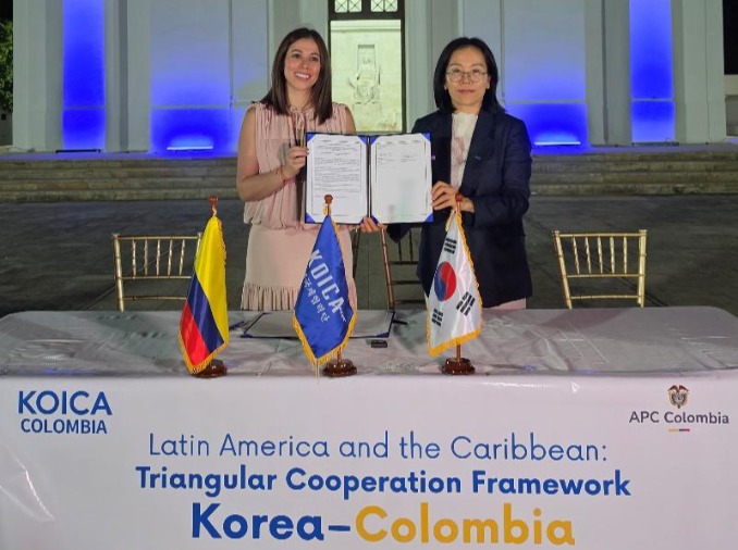 Corea y Colombia suman esfuerzos para apoyar el desarrollo de terceros países en la región LAC